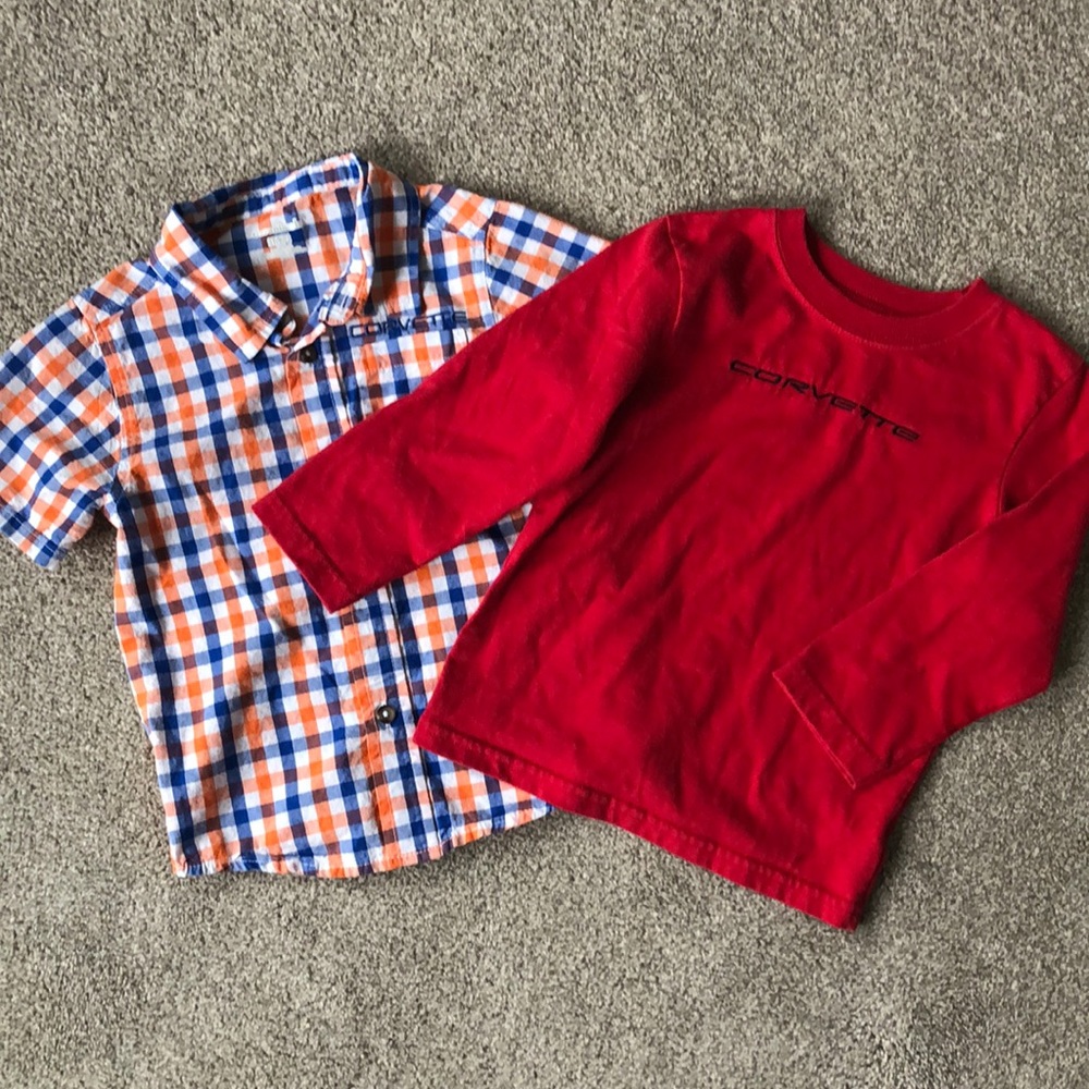 Corvette shirts Sz 3T